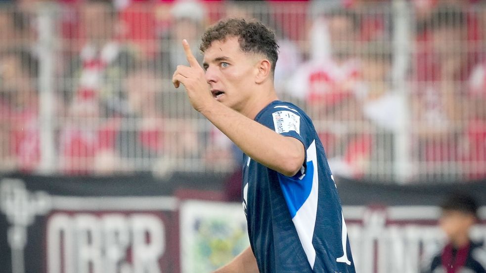 In Topform gegen seinen Ex-Club: Hoffenheims Fisnik Asllani. Foto: Soeren Stache