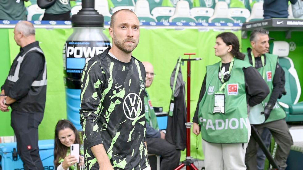 Der neue Wolfsburg-Star Christian Eriksen. Foto: dpa