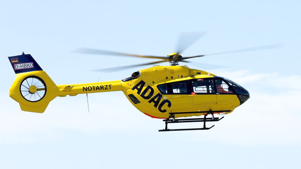 Zu einem Unfall ist es am Sonntagnachmittag in Werdum gekommen. Ein Rettungshubschrauber war im Einsatz. Symbolfoto: ADAC Luftrettung