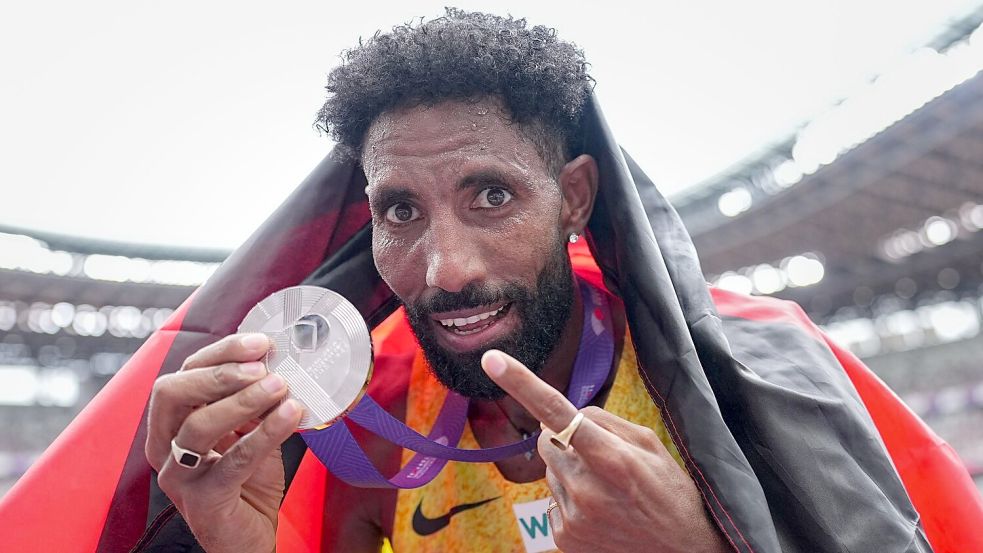 Amanal Petros holte WM-Silber im Marathon. Foto: Michael Kappeler/dpa