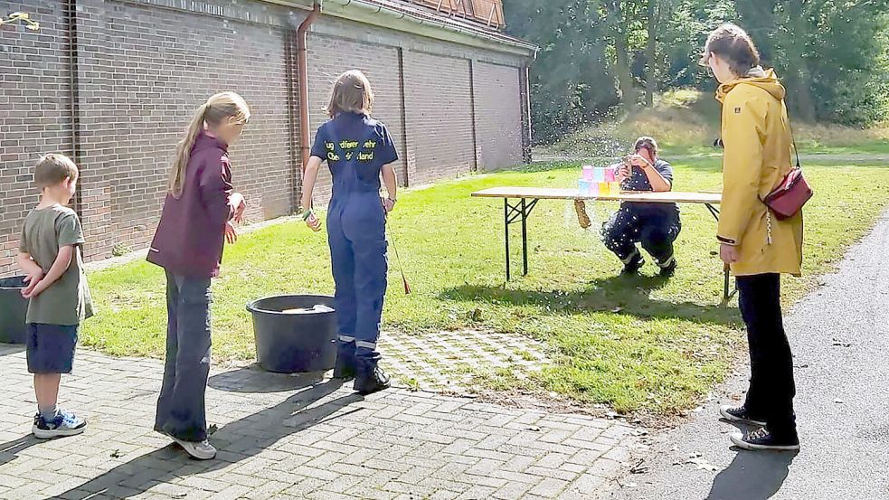 Bei diesem Spiel war Treffsicherheit gefragt. Foto: privat