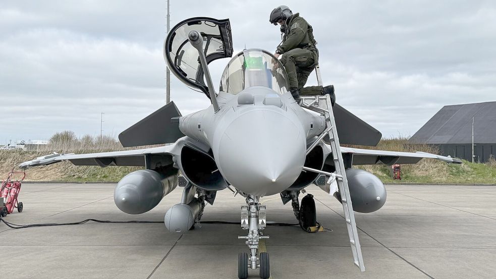 Eine französische Rafale war am ersten Einsatz von Eastern Sentry beteiligt. (Archivbild) Foto: Ansgar Haase/dpa