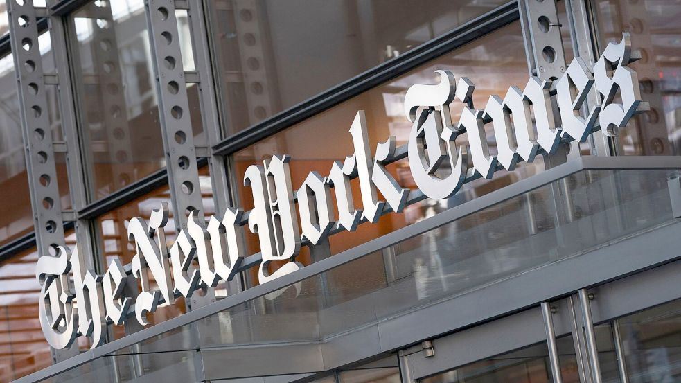 US-Präsident Donald Trump hat eine Milliarden-Klage gegen die renommierte „New York Times“ eingereicht. Foto: Mark Lennihan/AP/dpa
