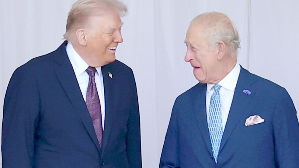 Trump bezeichnet König Charles III. als Freund. Foto: Chris Jackson