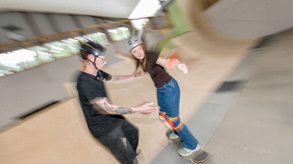 Am Samstag ist Tag der offenen Skatehalle in Aurich. Foto: Klaus Ortgies