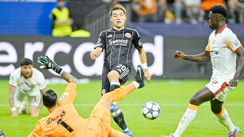 Eintracht Frankfurt ist erfolgreich in die Champions League gestartet. Foto: Uwe Anspach