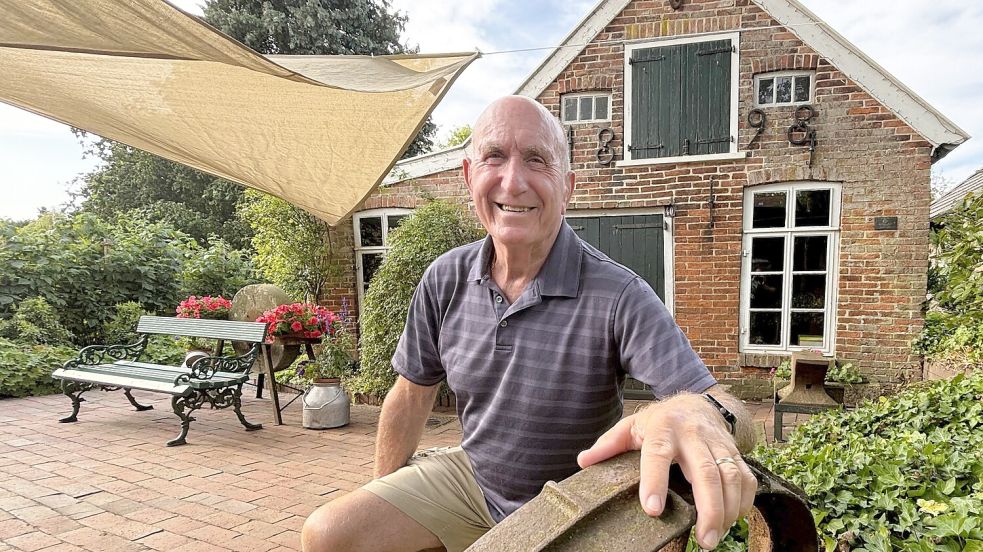 Roger Striek erfuhr erst in Großefehn von der großen Familie seines Vaters Andrew (Andreas Johannes Striek). Foto: Nicole Böning