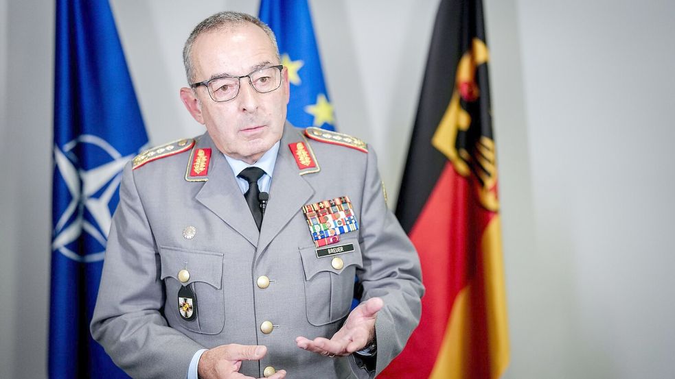 Generalinspekteur Carsten Breuer Foto: Kay Nietfeld/dpa