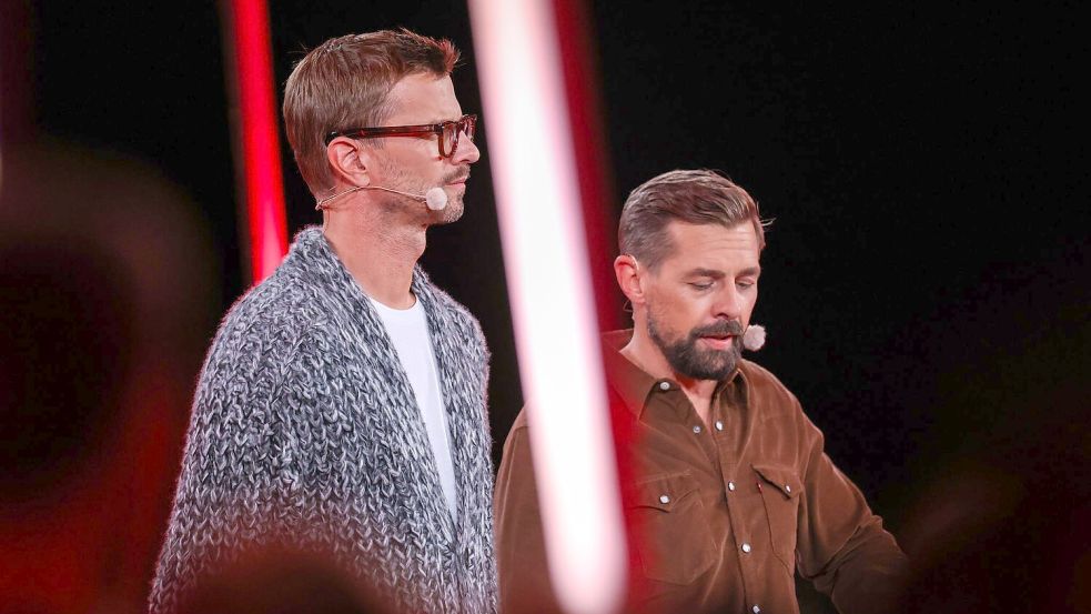 Joko Winterscheidt und Klaas Heufer-Umlauf sendeten am Samstagabend live aus Duisburg. Foto: Christoph Reichwein