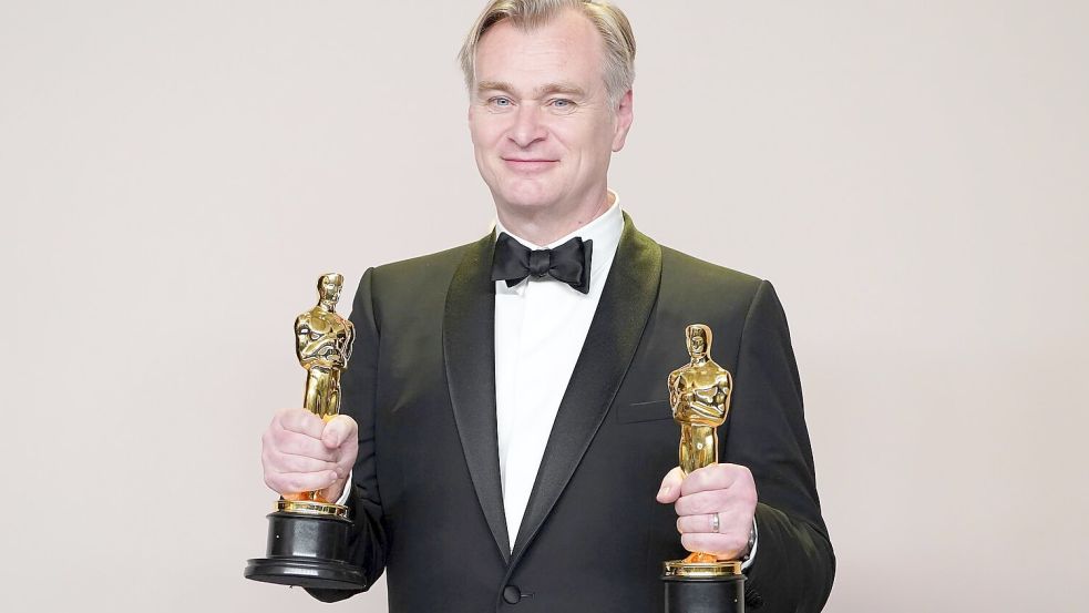 Star-Regisseur Christopher Nolan übernimmt in Hollywood eine neue Rolle. (Archivbild) Foto: Jordan Strauss/Invision via AP/d