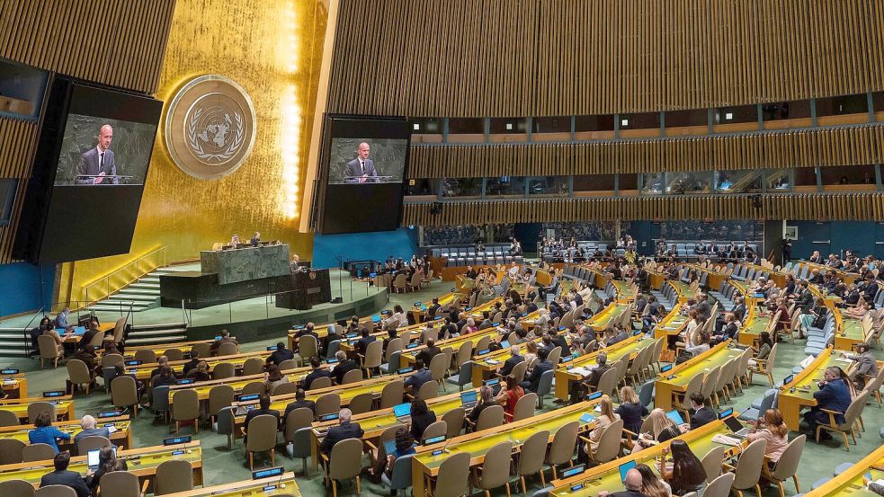 Am Vorabend der UN-Generaldebatte mit zahlreichen Staats- und Regierungschefs aus aller Welt wollen am Montag weitere Länder einen Staat Palästina anerkennen. (Archivfoto) Foto: Adam Gray/FR172090 AP/dpa