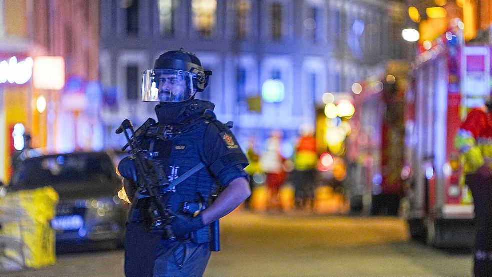 Nach einer Explosion in Oslo ermittelt die Polizei. Foto: Terje Pedersen/NTB/dpa