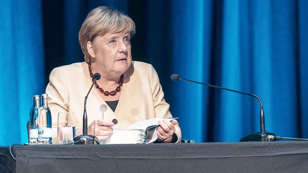 Altkanzlerin auf Lesereise: An diesem Dienstag tritt Angela Merkel mit ihrer Autobiografie „Freiheit“ in Osnabrück auf. Foto: Imago/Michael Kremer