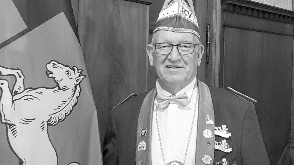 Seit 2019 war Charly Röttgers Vizepräsident des Papenburger Carnevals-Vereins. Foto:.Papenburger Carnevals-Verein