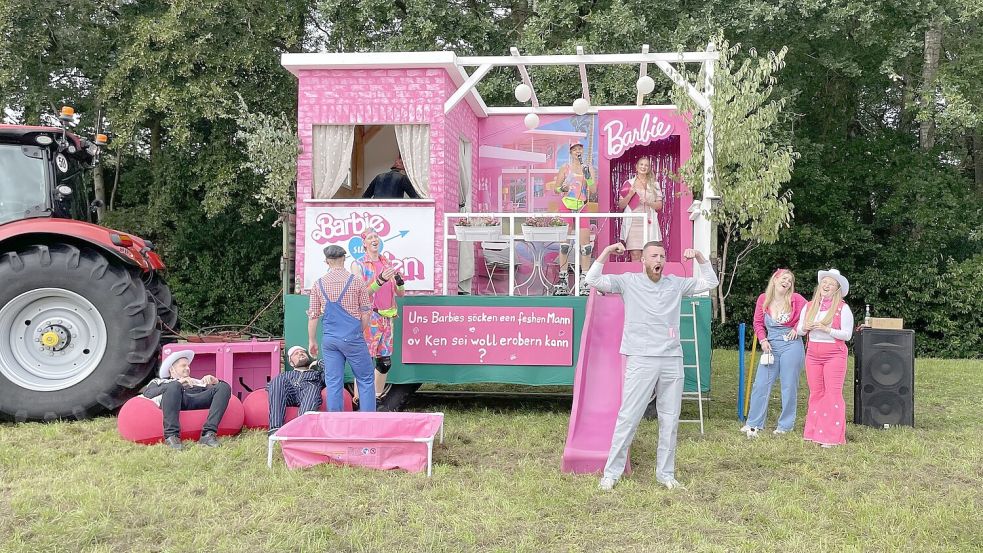 Barbie und Ken eroberten die Herzen der Zuschauer und Platz vier. Foto: privat