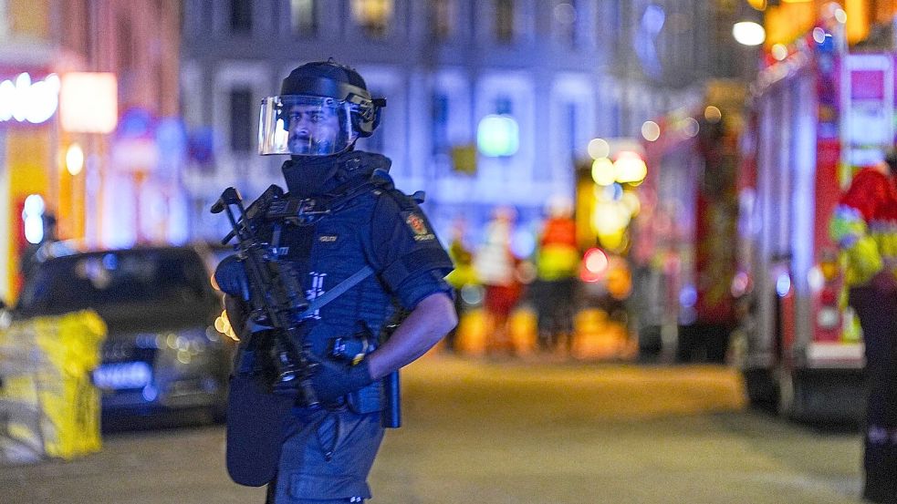 Nach einer Explosion in Oslo ermittelt die Polizei. Foto: Terje Pedersen/NTB/dpa