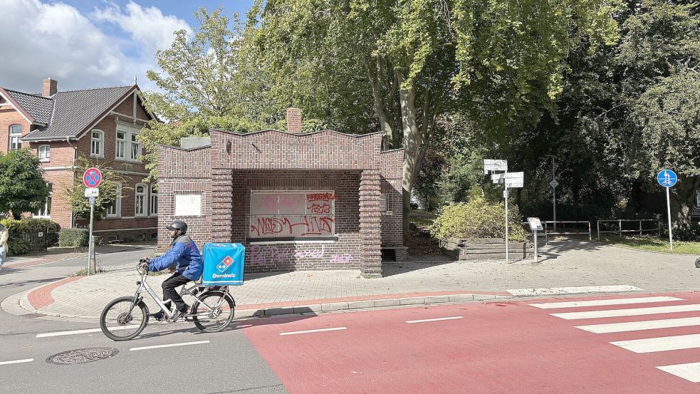 Historisches Gebäude an prägnanter Stelle: der Nordertorkiosk. Fotos: Stephanie Schuurman