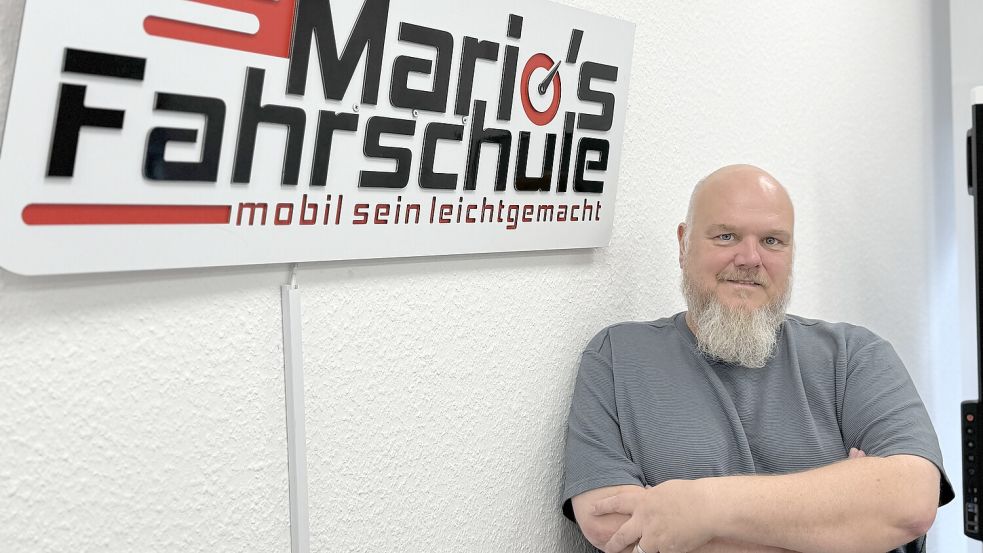 Mario Bliesener führt eine Fahrschule im niedersächsischen Wilhelmshaven. Häufig hat er mit faulen Fahrschülern zu tun. Foto: Ankea Janßen