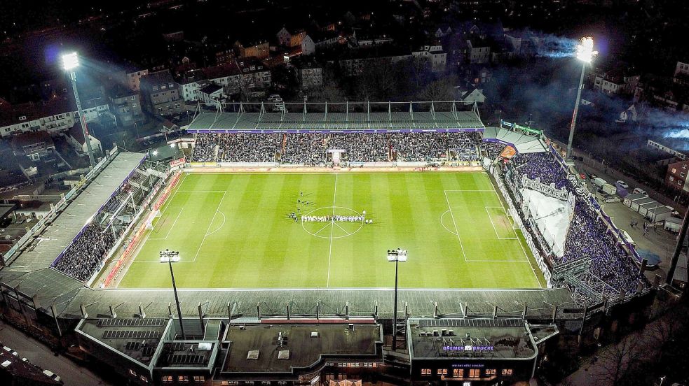Das Stadion an der Bremer Brücke. Foto: Michael Titgemeyer