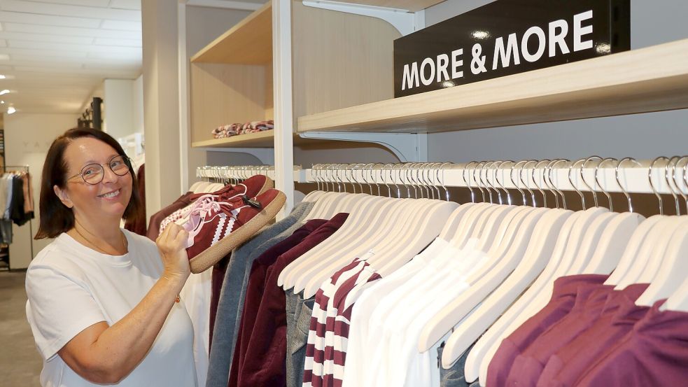 Neue Marken, neue Farben. Claudia Bokker vom Modehaus Rudnick hat sie alle parat.