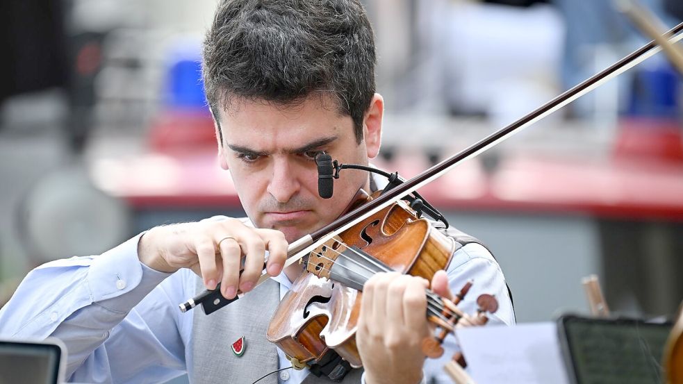 Der Violinist Michael Barenboim sieht zu wenig Raum für propalästinensische Stimmen in der Kultur. (Archivbild) Foto: Soeren Stache/dpa