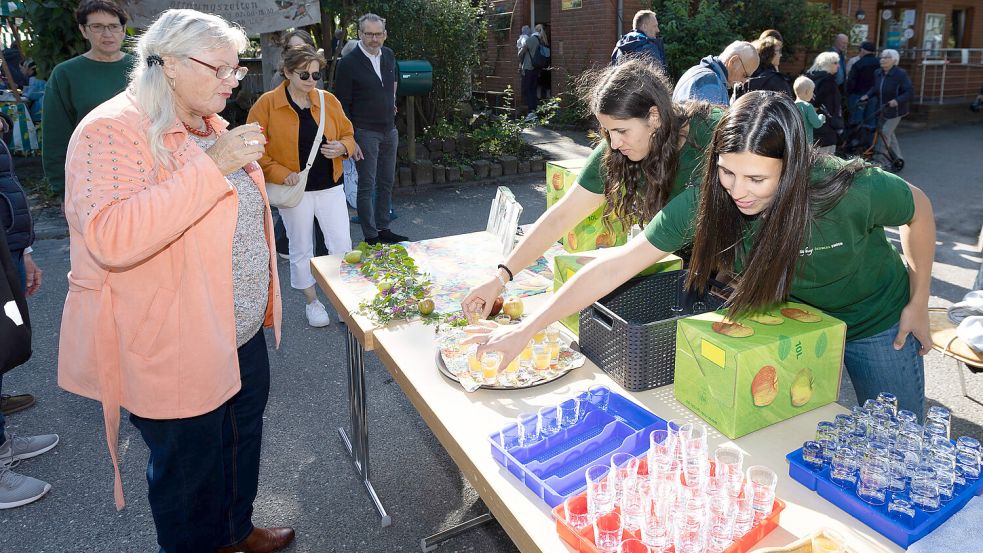 Beim Früchtefest im Emder Ökowerk gibt es auch Apfelsaft. Archivfoto: Doden