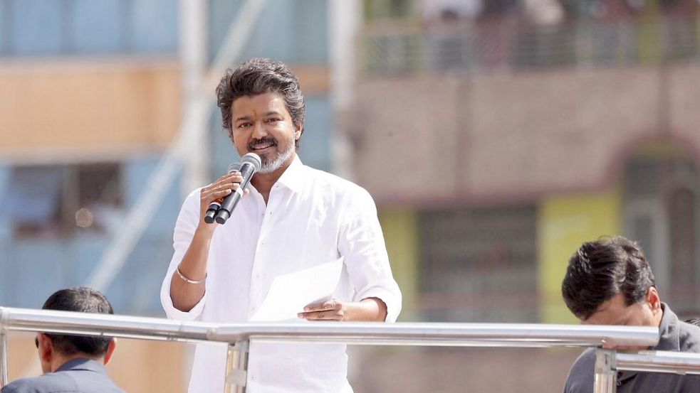 Der Schauspieler und Politiker Joseph Vijay Chandrasekhar ist in der Region populär. Foto: Seshadri Sukumar