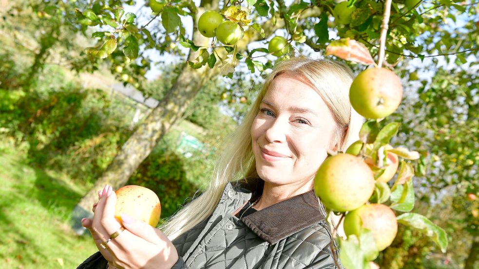Beim Emder Ökowerk wurde am Sonntag mit dem Früchtefest das Ende der Saison gefeiert. Foto: Heinz Wagenaar