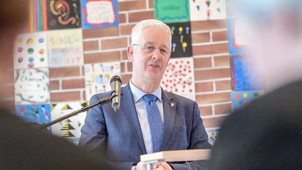 Matthias Groote ist seit 2016 Landrat im Kreis Leer. Foto: Klaus Ortgies/Archiv