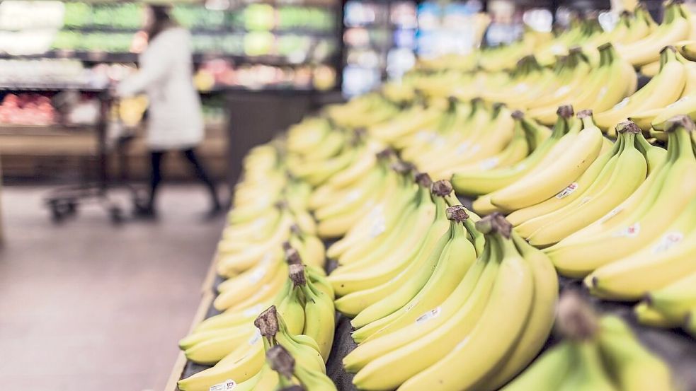 Eine gut gefüllte Obstauslage in einem Supermarkt. Auf Langeoog sorgt derzeit eine Insolvenz dafür, dass nicht in jedem der drei Nahversorger die Verkaufsregale prall gefüllt sind. Symbolfoto: Pixabay