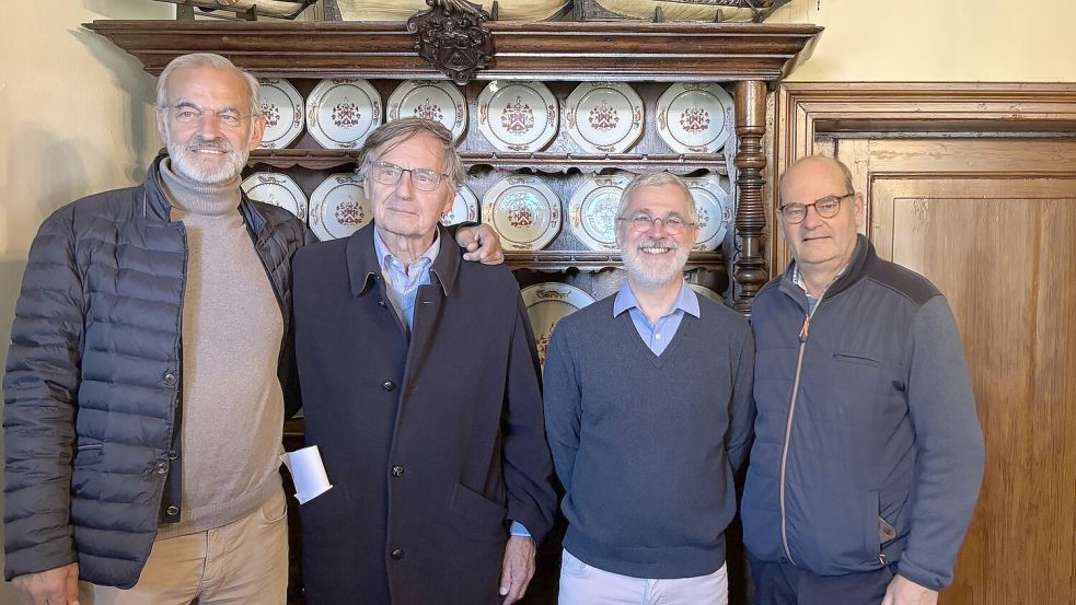 Von links: Nicolas, François, Pierre und Christophe stammen aus verschiedenen Zweigen der Familie de Pottere. Foto: Björn Klüver