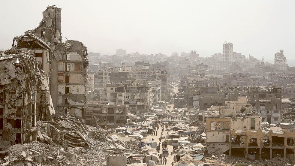 Kann der Gazastreifen wieder aufgebaut werden? (Archivbild) Foto: Jehad Alshrafi/AP/dpa