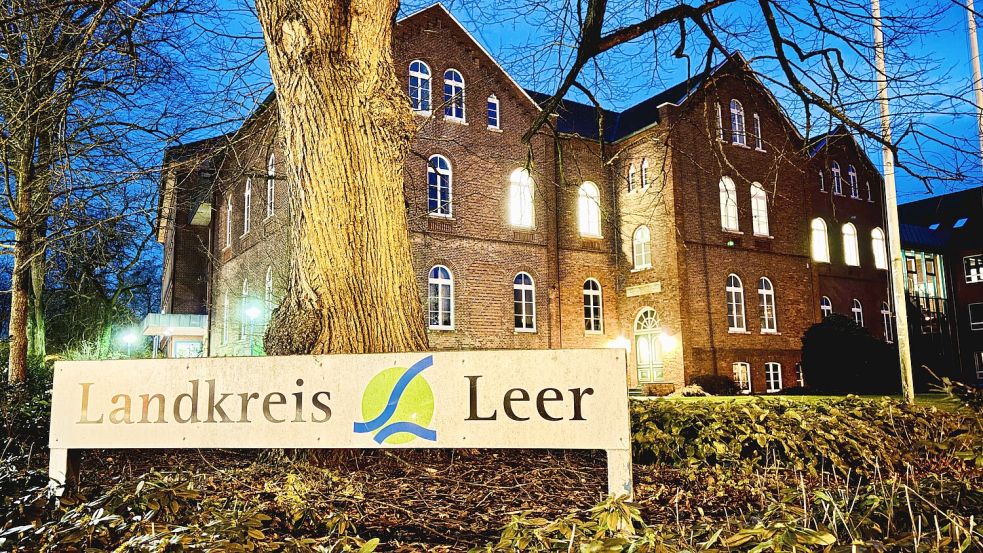 Das Kreishaus in Leer befindet sich an der Bergmannstraße/Ecke Friesenstraße. Foto: Klaus Ortgies/Archiv