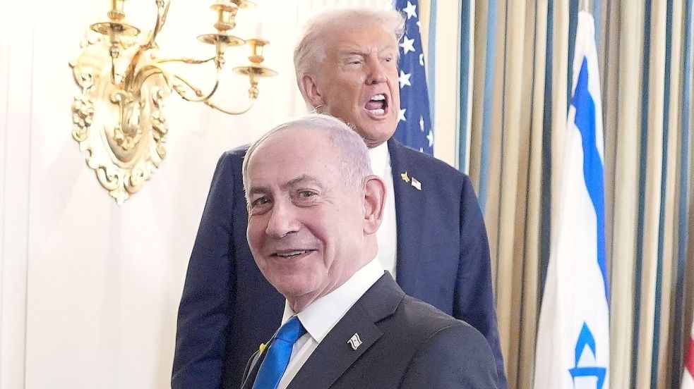 Netanjahu billigt den Plan von Trump. Foto: Evan Vucci/AP/dpa