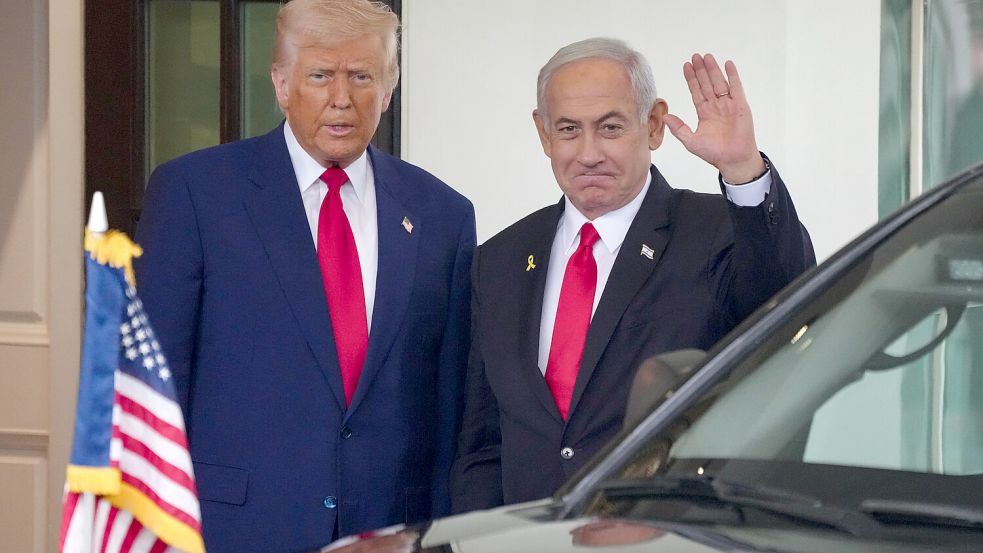 Kann US-Präsident Donald Trump mit Israels Ministerpräsident Netanjahu die Wende im Nahost-Krieg gelingen? Foto: dpa/ZUMA Press Wire