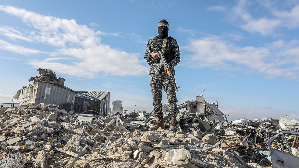 Die Hamas lehnt die von Trump geplanten Vernichtung ihrer Waffen ab – und übt weitere Kritik an Trumps Gaza-Plan. Foto: DPA/Abed Rahim Khatib