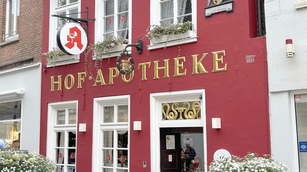 Die Fürstliche Hof-Apotheke in Aurich. Foto: Aiko Recke
