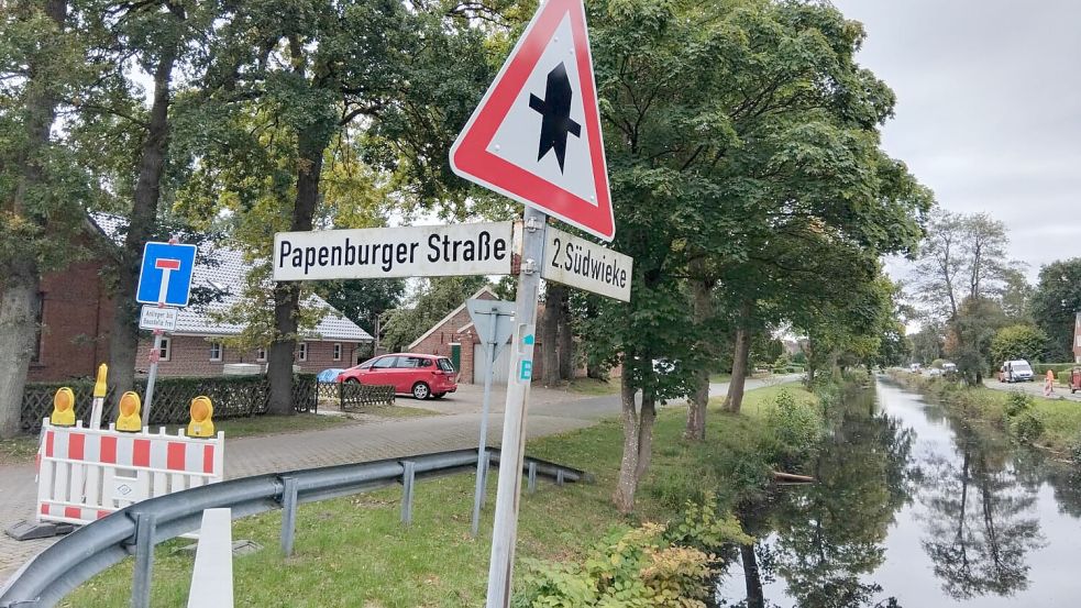 Auf der Ostseite der 2.-Südwieke-Verlängerung ist eine Tempo-30-Zone vorgesehen. Foto: Clarissa Scherzer