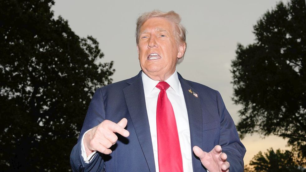 US-Präsident Trump macht der Hamas Druck. (Archivbild) Foto: Alex Brandon/AP/dpa