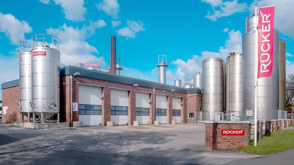 Die Molkerei Rücker am Standort Aurich. Foto: Molkerei Rücker