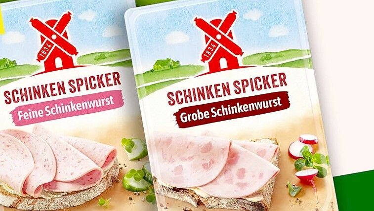 Der Schinken Spicker aus Fleisch ist zurück in den Supermarktregalen. Foto: Rügenwalder Mühle