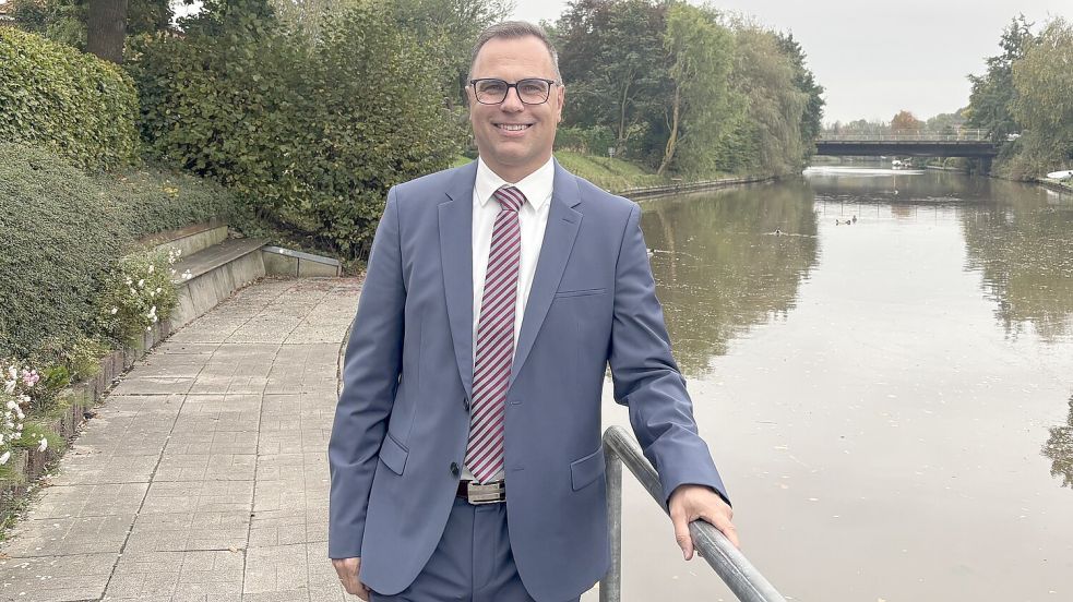 Sascha Ukena traut sich: Der 51-jährige Verwaltungsangestellte bewirbt sich auf das Amt des Bürgermeisters. Foto: Lotta Groenendaal