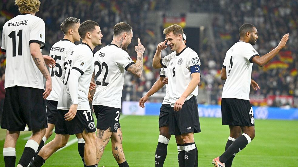 Die DFB-Auswahl hat die Pflichtaufgabe gegen Luxemburg locker erfüllt. Foto: Tom Weller