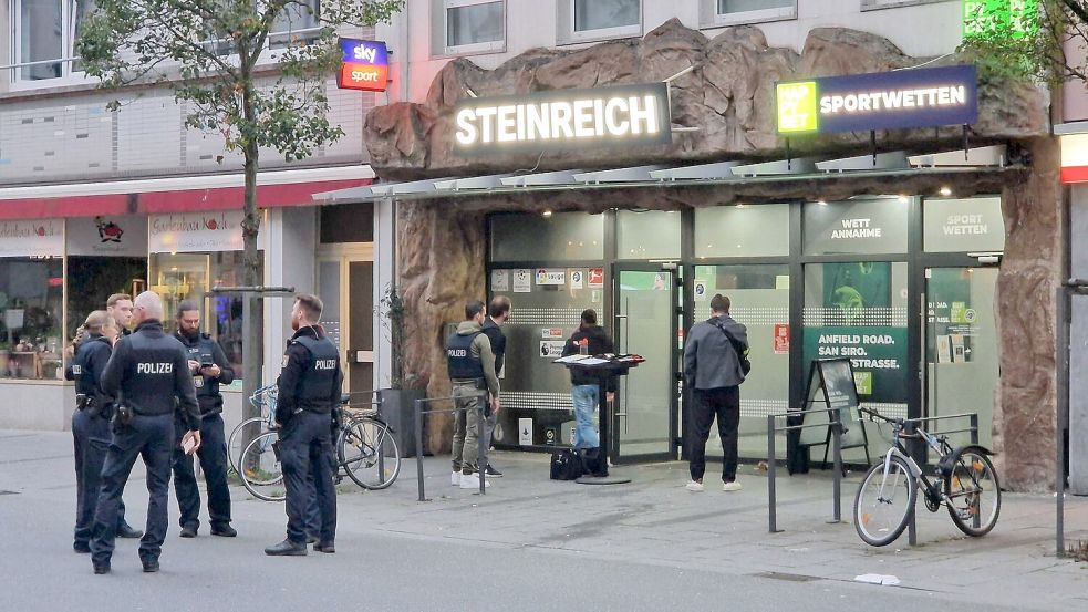 Es gibt drei Verletzte nach Schüssen in Gießen. Foto: Carolin Eckenfels/dpa