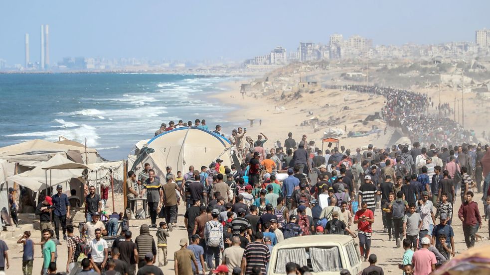 Im Gazastreifen schweigen seit Freitagmittag die Waffen. Foto: Rizek Abdeljawad/XinHua/dpa
