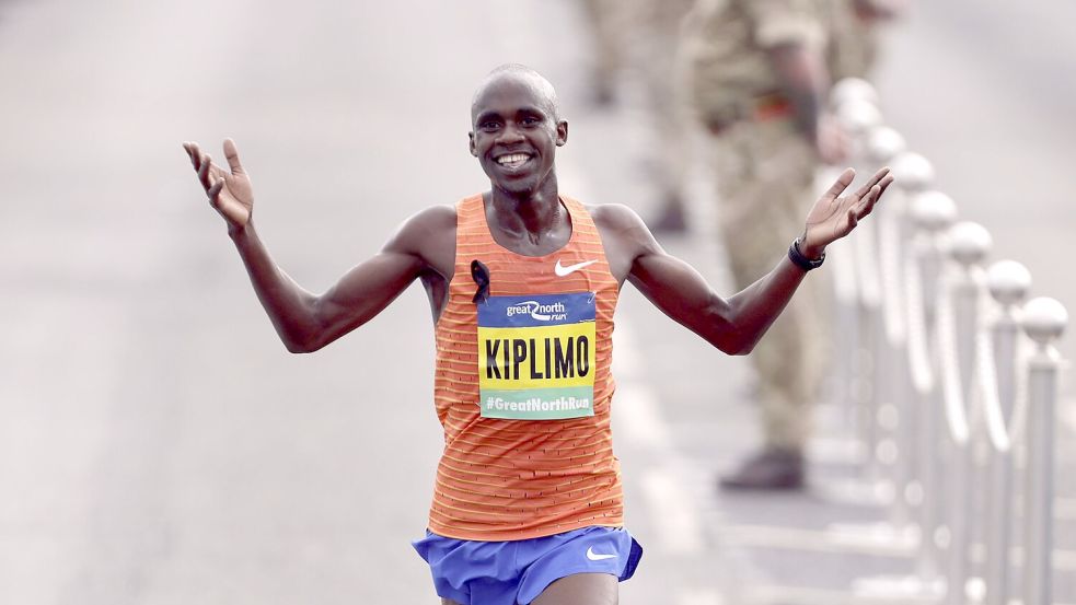 Jacob Kiplimo aus Uganda hat den Chicago-Marathon gewonnen. (Archivbild) Foto: Richard Sellers
