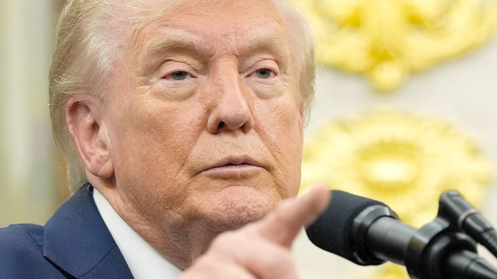 Donald Trump schlägt wieder versöhnlichere Töne Richtung China an. Foto: Alex Brandon/AP/dpa