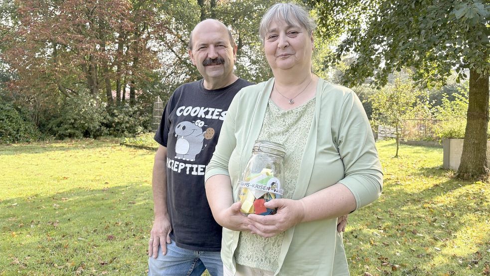 Anja und Wilfried Duin leiten seit drei Jahren die Selbsthilfegruppe KrimsKramsKrisenhilfe und unterstützen Betroffene, die ein Problem mit der Ordnung haben. Foto: Mieke Matthes