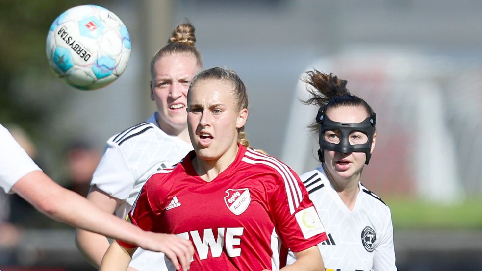 Ana-Carolin Hoffmann führt momentan die Torjägerliste der Regionalliga Nord an. Archivfoto: Doden/Emden