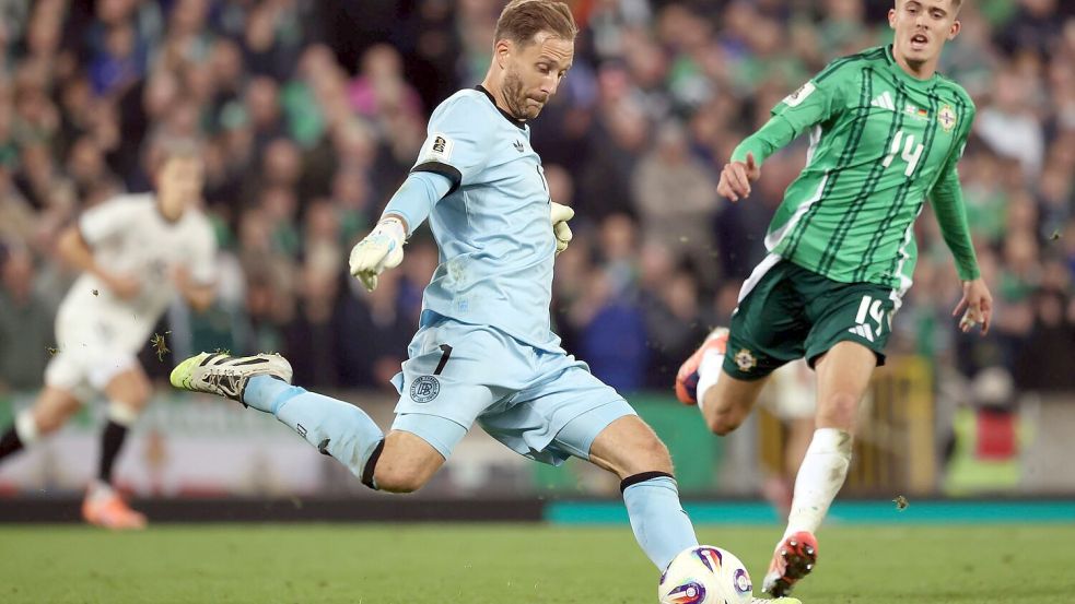 Oliver Baumann zeigte in Belfast eine sehr souveräne Leistung. Foto: Liam Mcburney